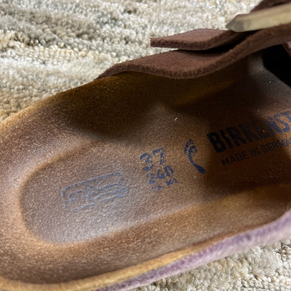 Birkenstock Arizona sandals 37 soft footbed narrow fit women’s Sz 6 - Picture 9 of 11